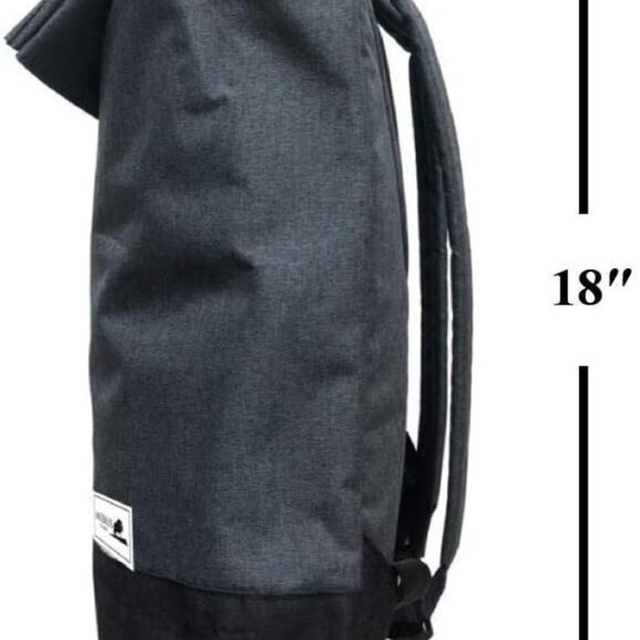 Moskus Roll up Backpack grey blend main image 5